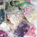 8.5 lbs Vintage 70s Sewing Craft Buttons Plastic Mixed Colors Sizes
