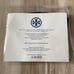 ❤️ Tory Burch Solid Navy Face Mask with Logo