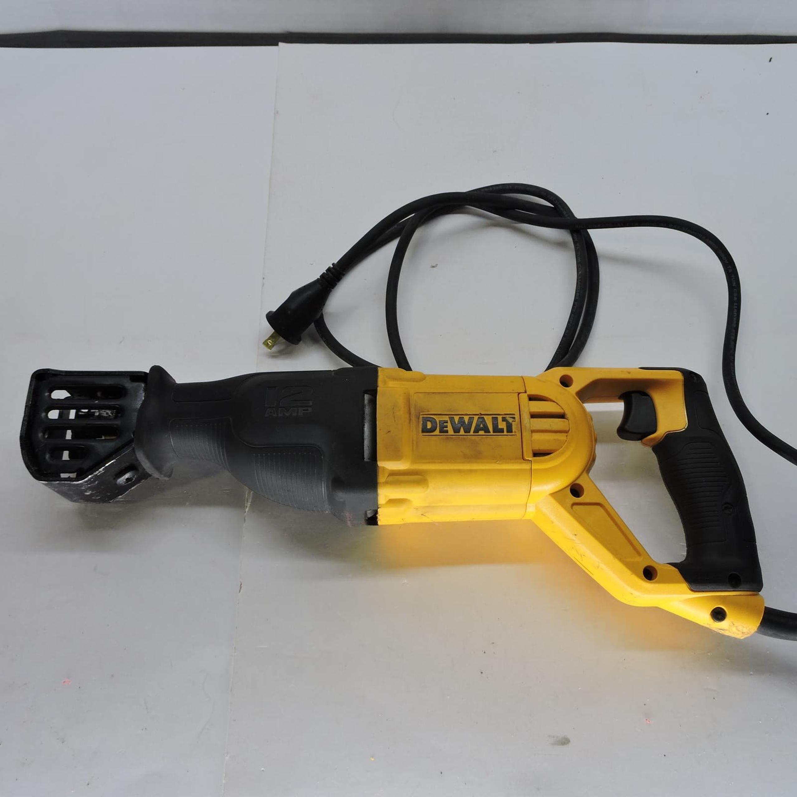 DeWalt 12 Amp Corded Variable Speed Reciprocating Saw - DWE305