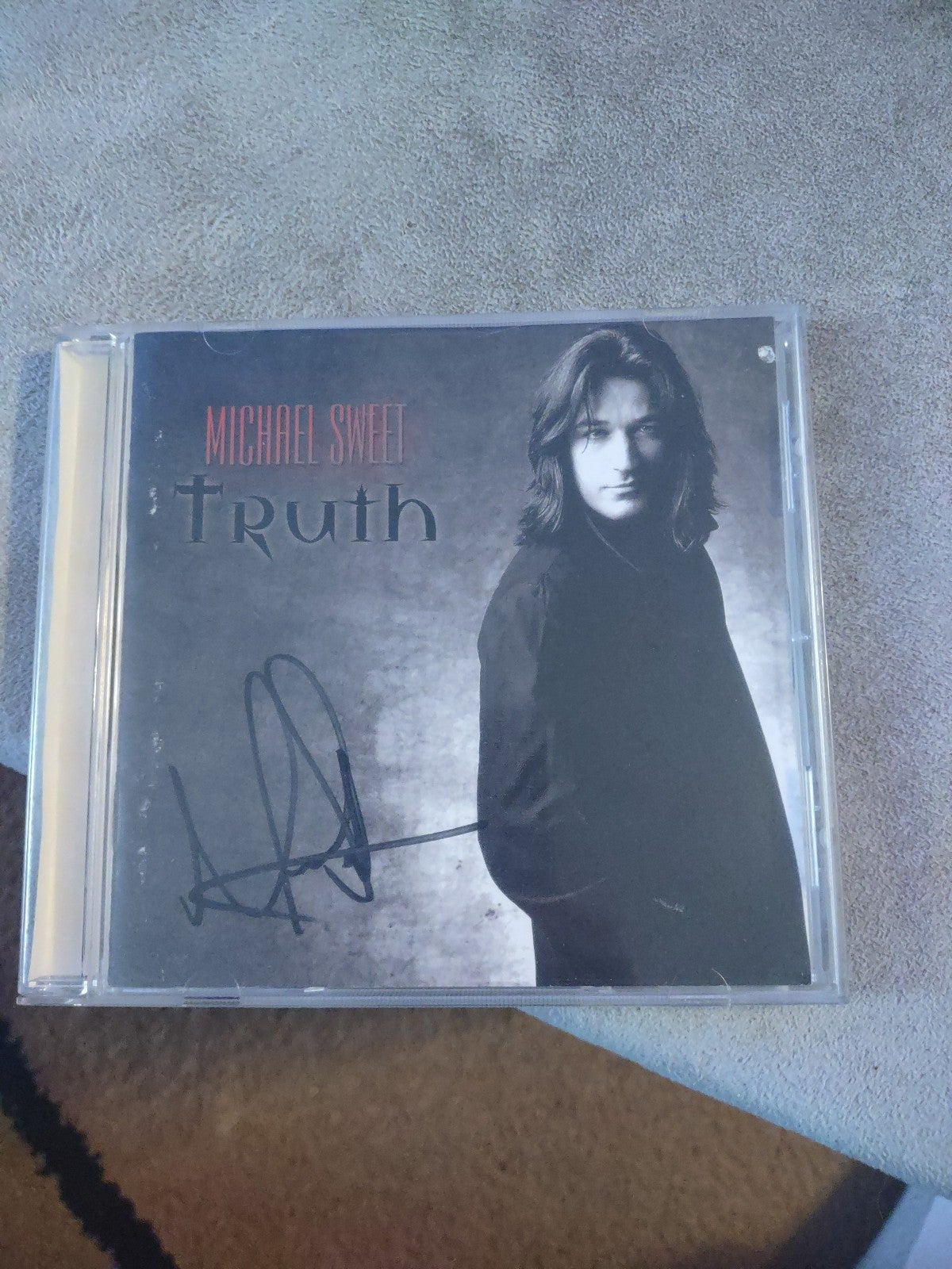 Michael Sweet of stryper autographed CD