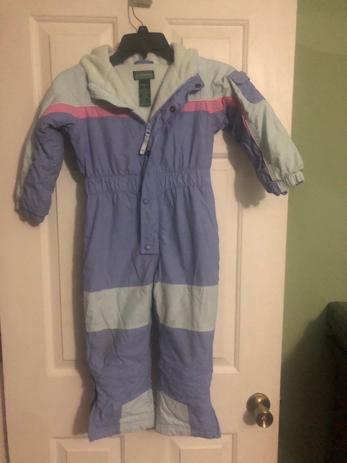 L.L. Bean Girls Purple Snowsuit Size 4T