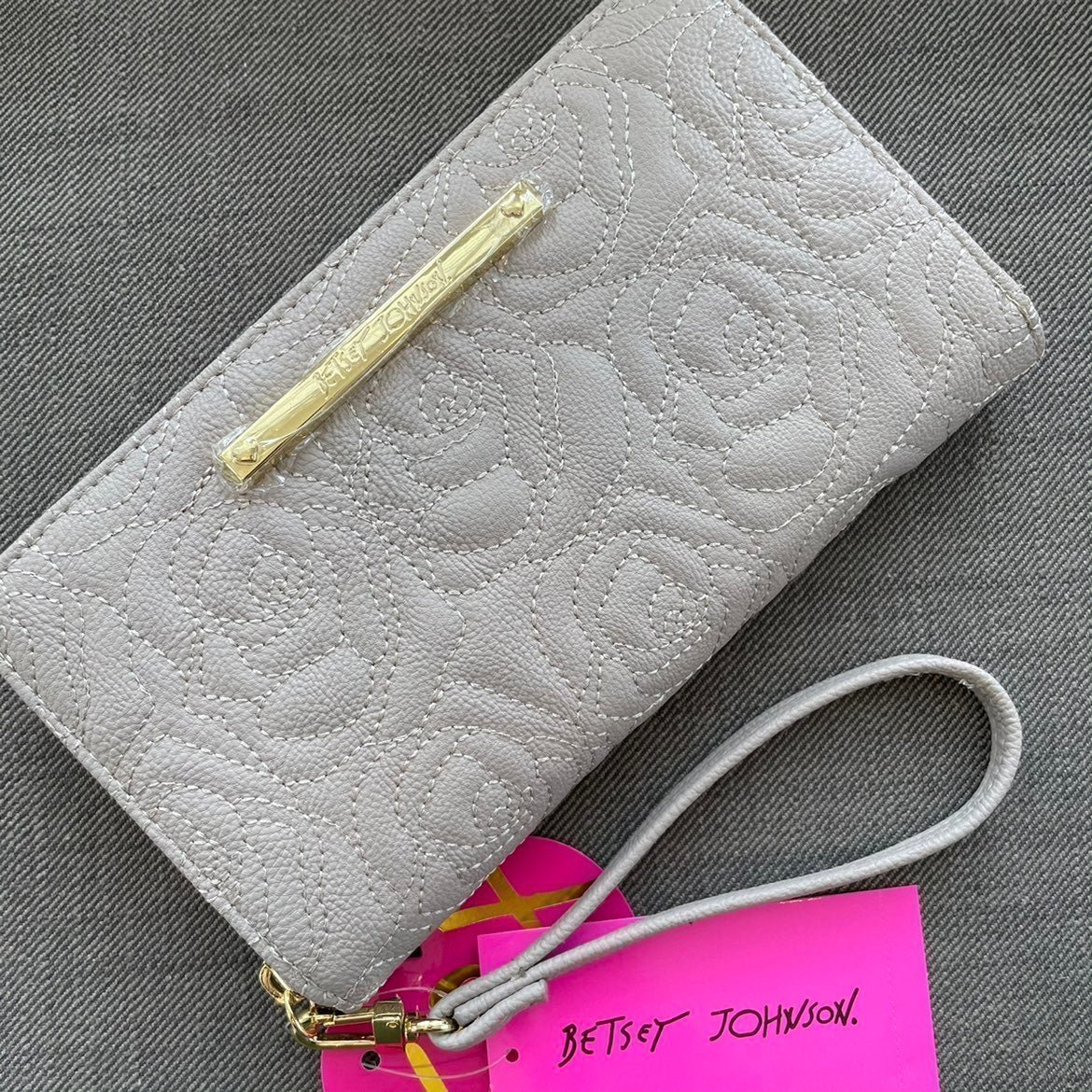 Betsey Johnson Floral Wristlet/ Wallet