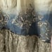 Vintage Azita Jeans Beaded Lace Denim Skirt Women's Sz 6 NWOT!