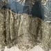 Vintage Azita Jeans Beaded Lace Denim Skirt Women's Sz 6 NWOT!