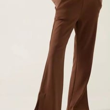 NWT Athleta Venice Flare Pant Size Medium in Mahogany Brown