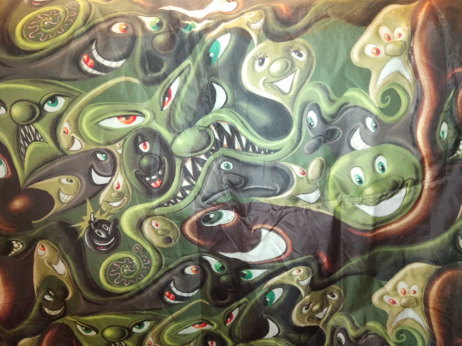 The hundreds Green Gobs & Bombs Poncho