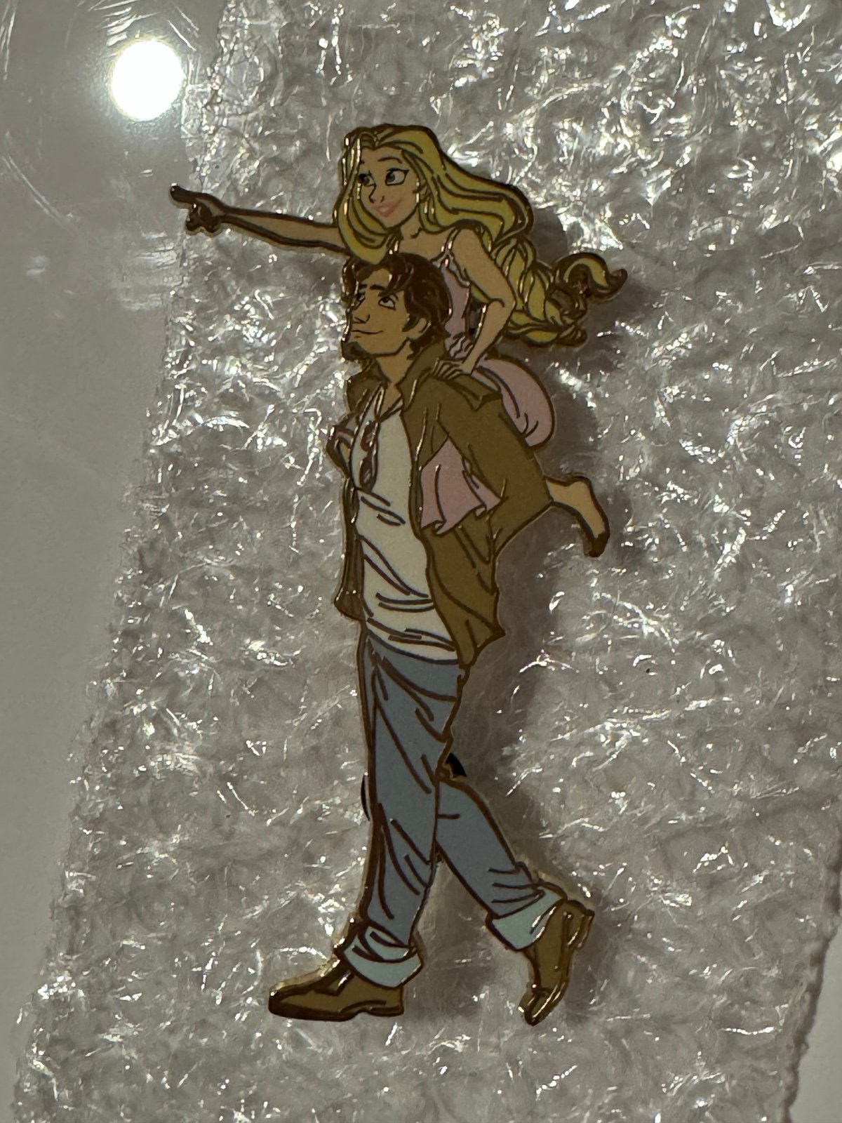 Rapunzel fantasy enamel pin