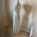 Free People x BHLDN Waterlily Sage Metallic Maxi Dress Size Small