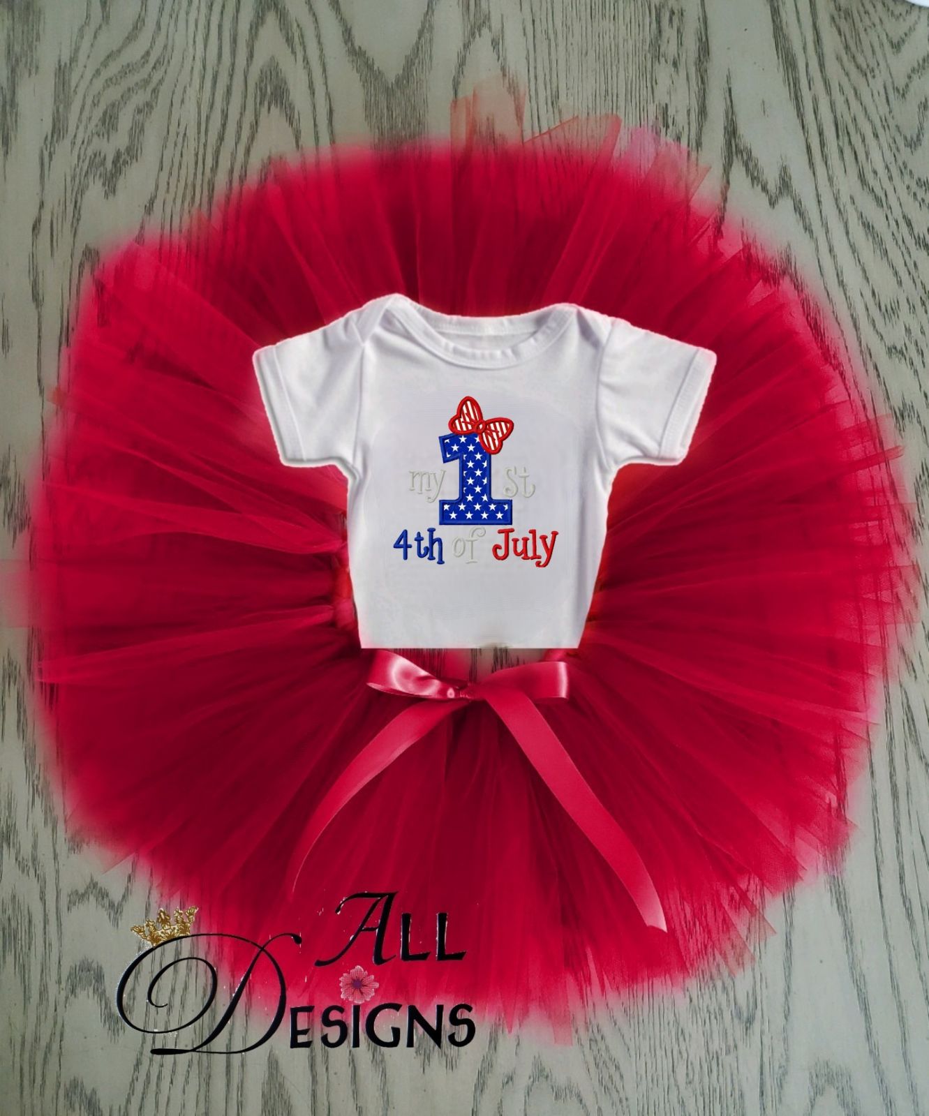 My First 4th of July girl outfit