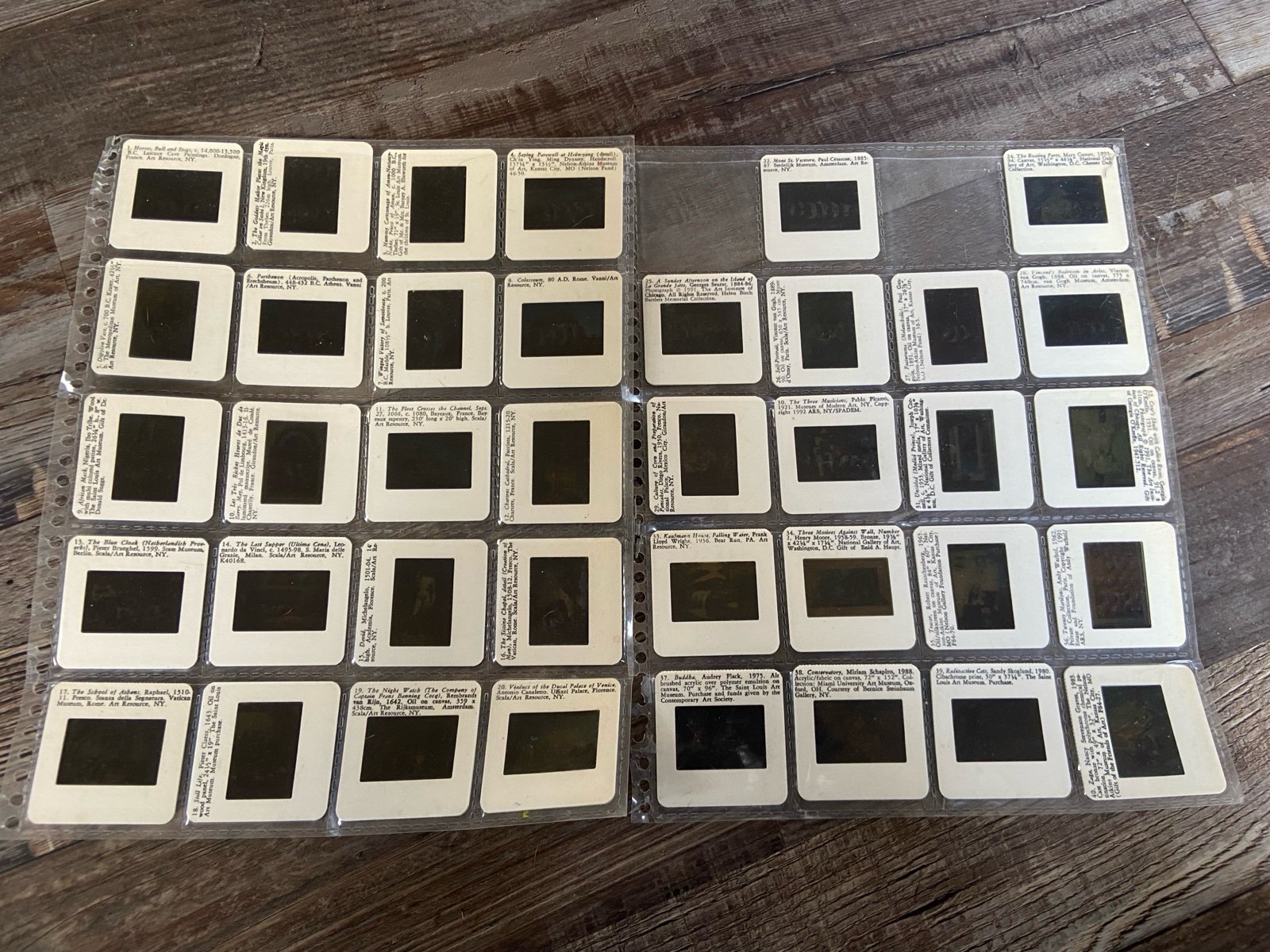 Mini art film slides