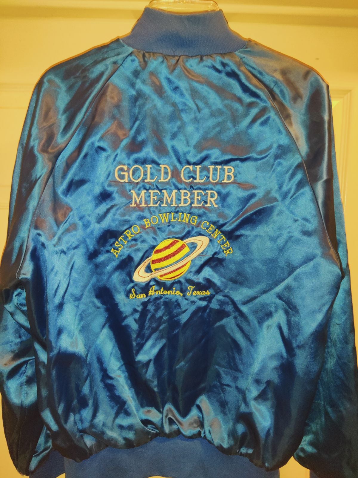 Vintage Satin Bowling Jacket San Antonio