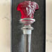 Versace red Rosenthal bottle stopper
