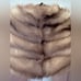 Vintage Papathoma Bros Mink Stole Wrap Fur Shrug Lined w/ Pockets Athens Greece