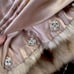 Vintage Papathoma Bros Mink Stole Wrap Fur Shrug Lined w/ Pockets Athens Greece