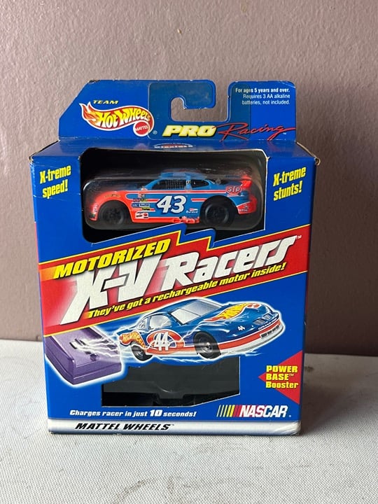 HOT WHEELS Pro Racing Motorized X-V Racers~#43 John Andretti STP Pontiac NASCAR