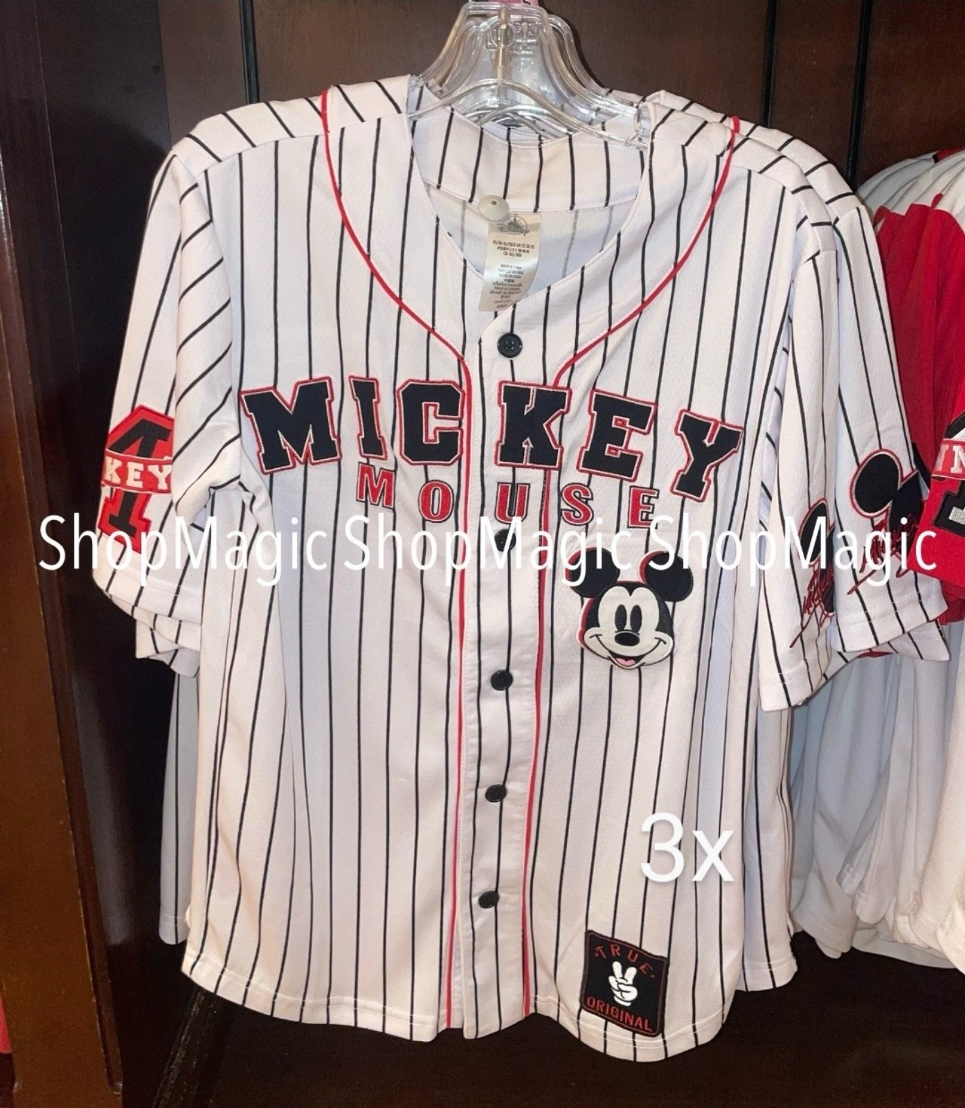 Disney Parks Mickey Mouse Baseball Shirt Disney