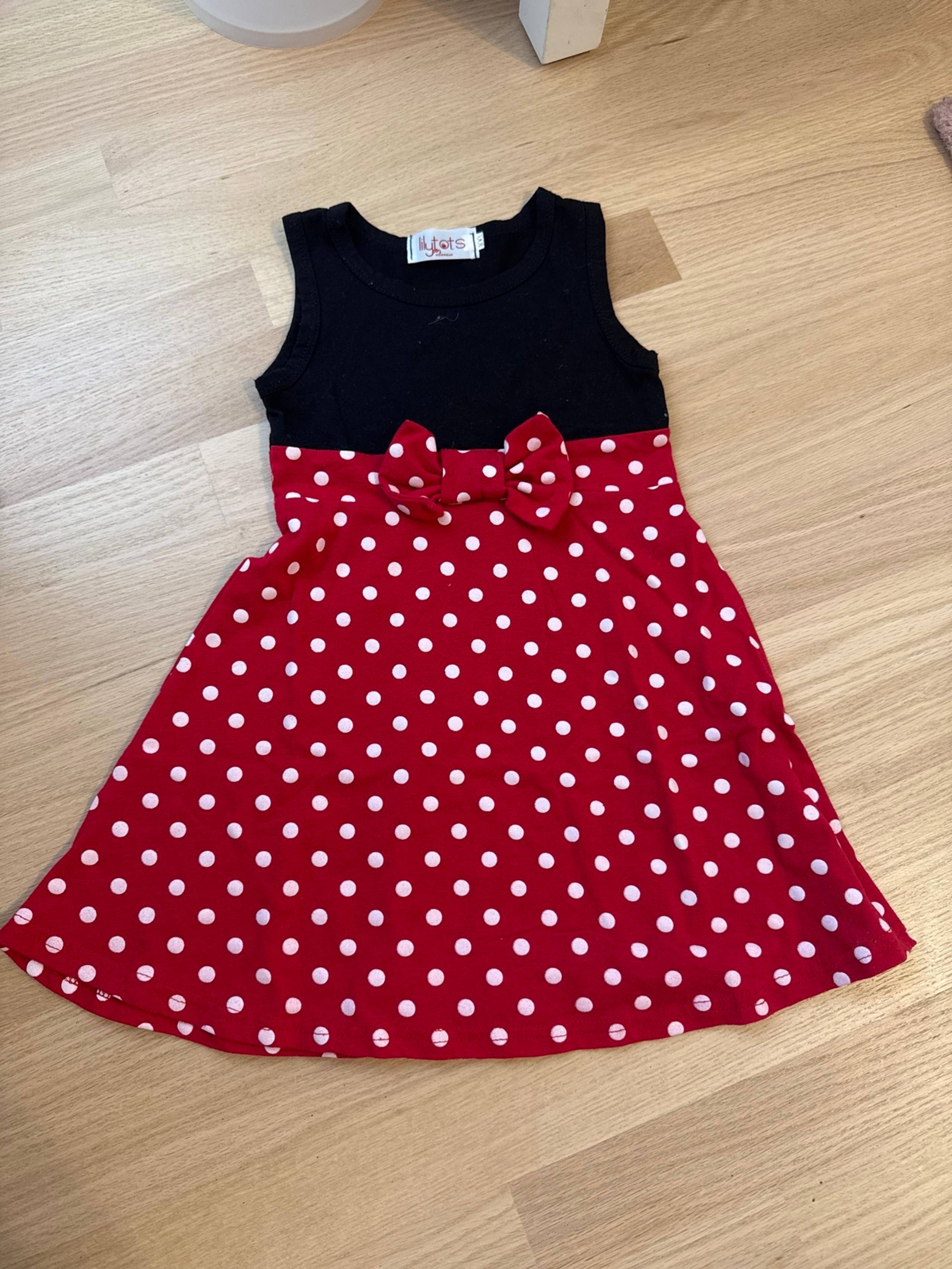 Minnie Mouse theme dress