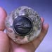 4 1/2 Vintage Crackle Mercury Glass Repr. Kugel Style Silver Ornament Christmas
