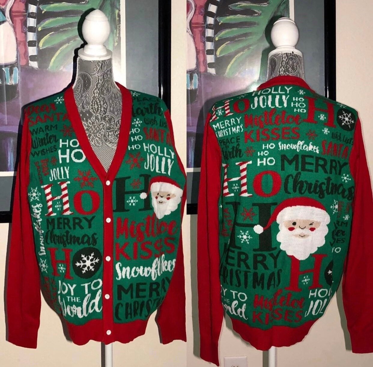 Ho Ho Santa Sweater Jacket