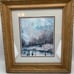 Thomas Kinkade SKATING IN THE PARK 8x10 Framed Print Vintage Classic Winter 1980