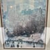 Thomas Kinkade SKATING IN THE PARK 8x10 Framed Print Vintage Classic Winter 1980