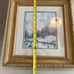 Thomas Kinkade SKATING IN THE PARK 8x10 Framed Print Vintage Classic Winter 1980