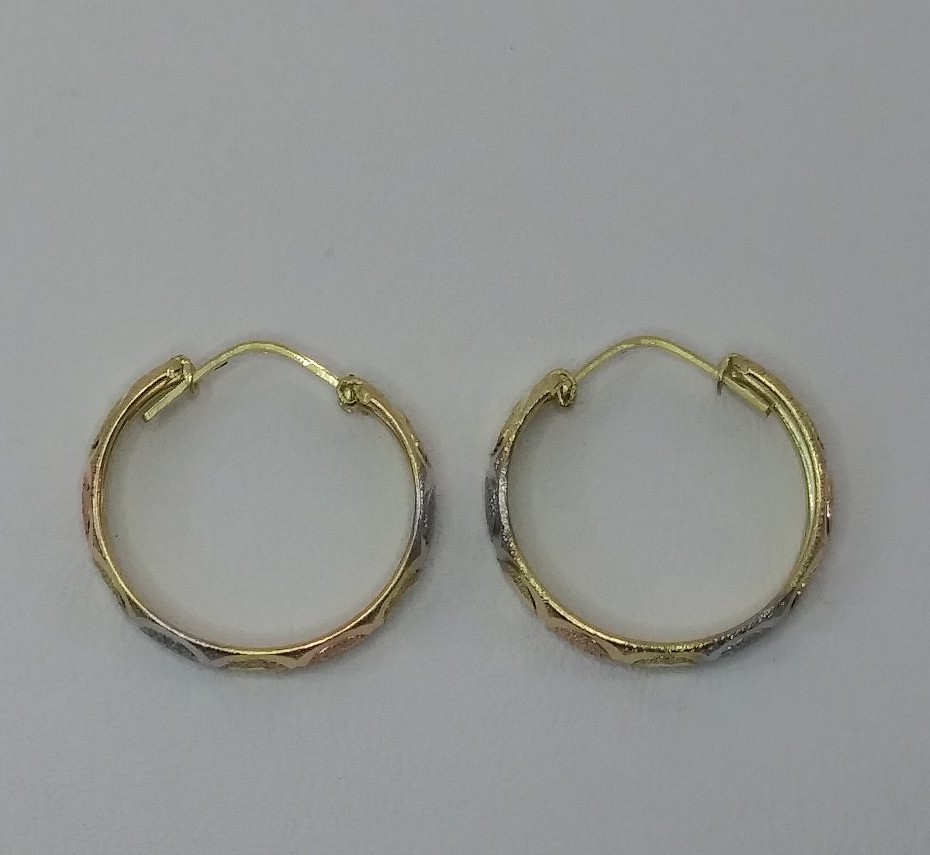14k gold hoop earrings