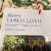 April Cornell Merry tablecloth 60x104” holiday nwt