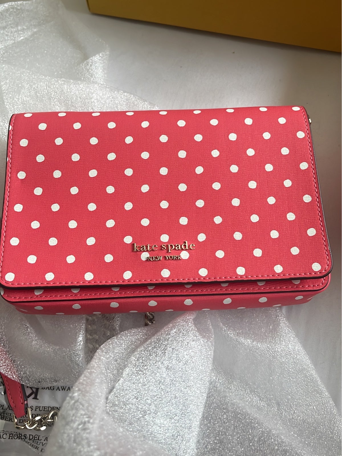Kate spade purse wallet chain purse