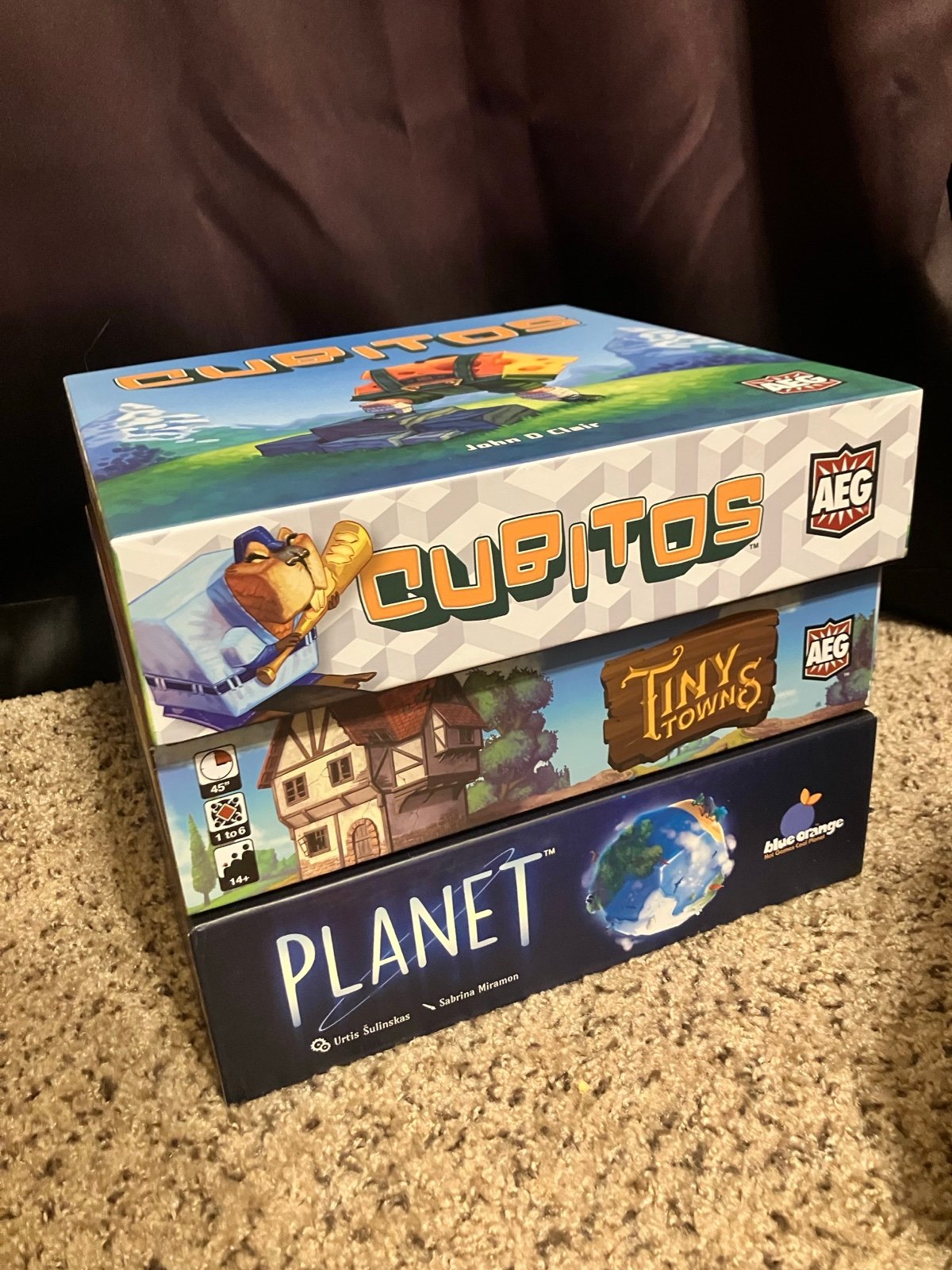 Set of 3 board games