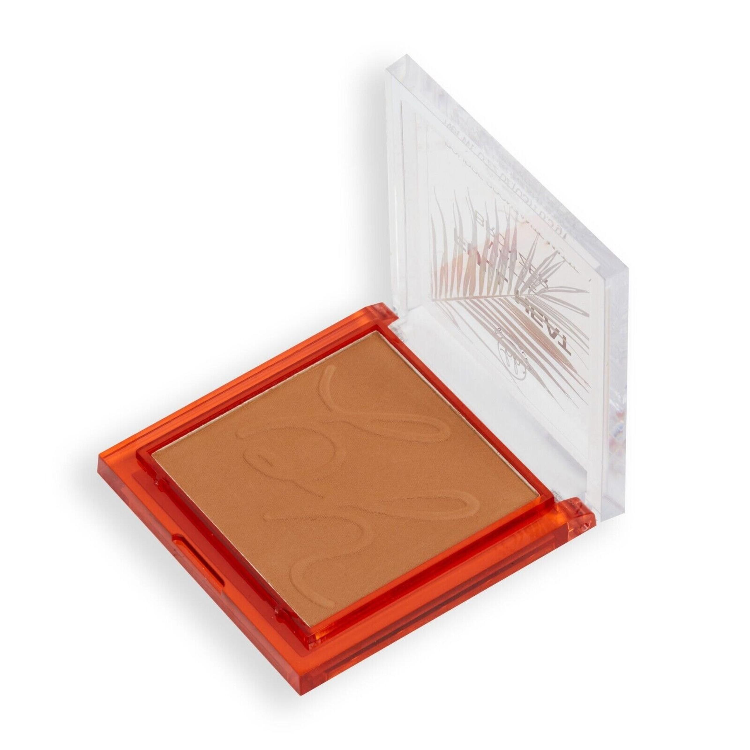 bh Full Heat Matte Bronzer Pressed Powder Compact in Tan Tuscany, 0.22 Oz