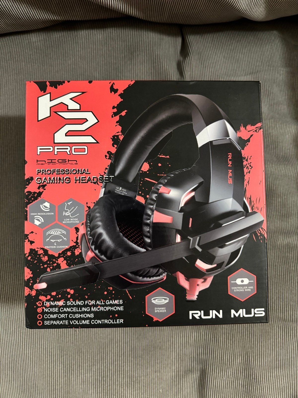K2 pro high performance gaming headset new arrivals