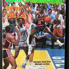 MICHAEL JORDAN SPORTS ILLUSTRATED - July 23, 1984 Up Up for L.A.