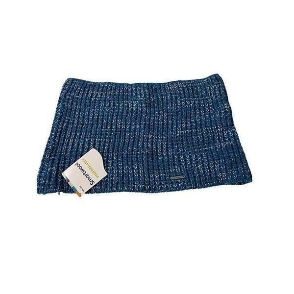 Smartwool Glacial Blue Crystal Lake Wool-Blend Infinity Scarf Women NWT