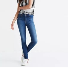 Madewell 9 inch mid rise skinny jeans size 35