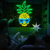 Neon Sign Pineapple Ghost Face LED Neon Light Mario Lamp Acrylic Sign
