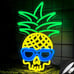 Neon Sign Pineapple Ghost Face LED Neon Light Mario Lamp Acrylic Sign