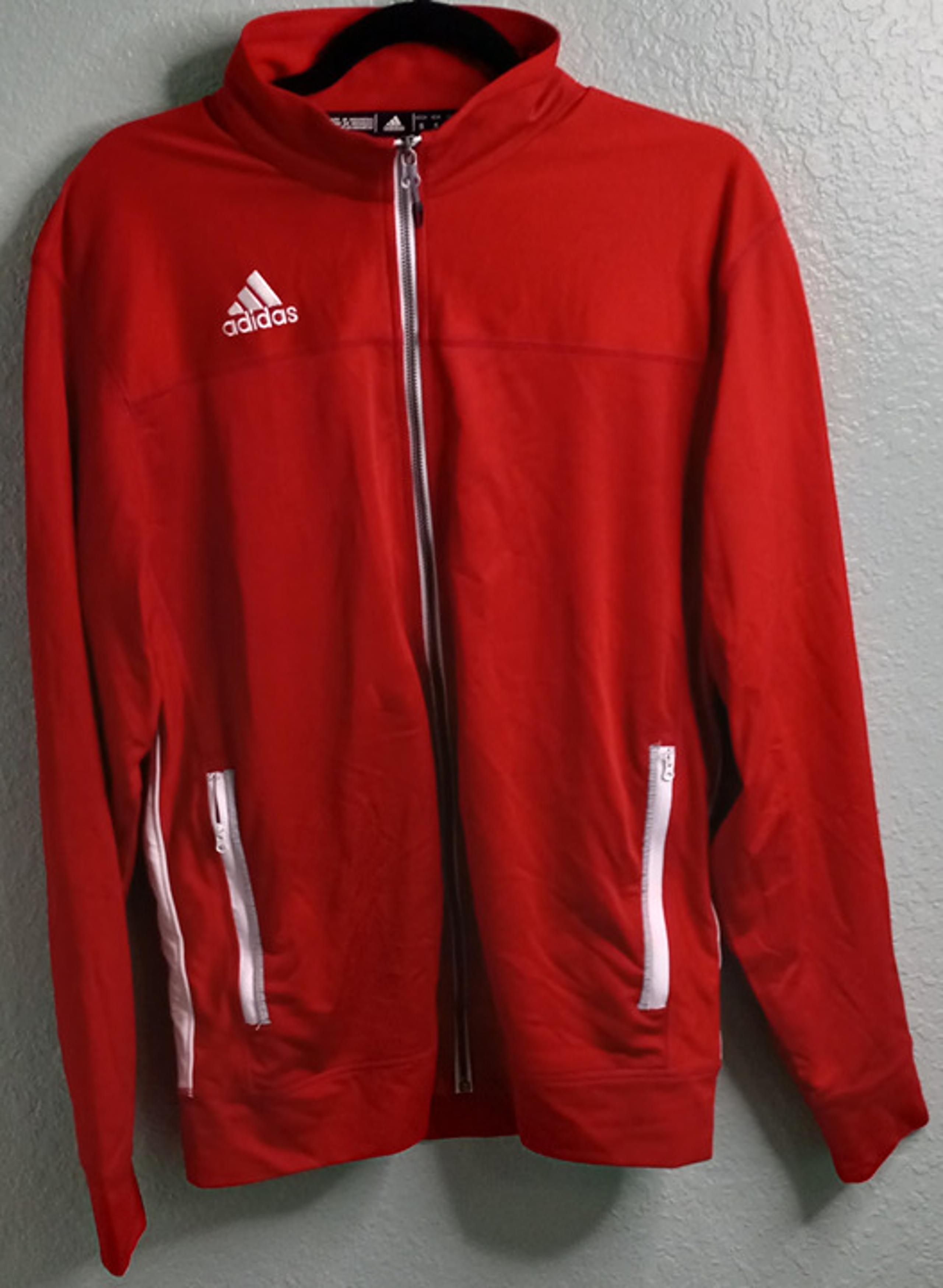 Mens Climalite Performance Zipper Jacket, Size Small, Addidas, A320