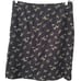J. Crew Brown Floral Cotton Corduroy Lined Pencil Skirt Skirt Size 10 90's Y2K