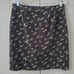 J. Crew Brown Floral Cotton Corduroy Lined Pencil Skirt Skirt Size 10 90's Y2K