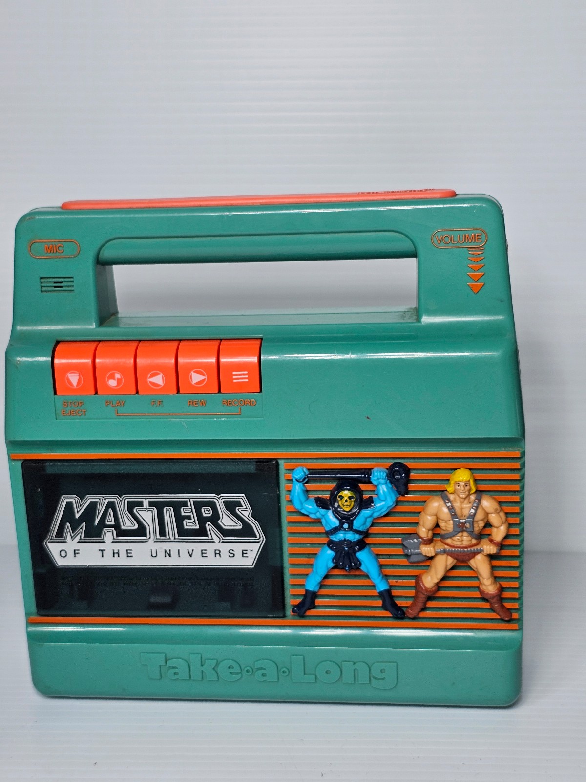 1983 NASTA MASTERS OF THE UNIVERSE TAKE ALONG CASSETTE PLAYER RECORDER
