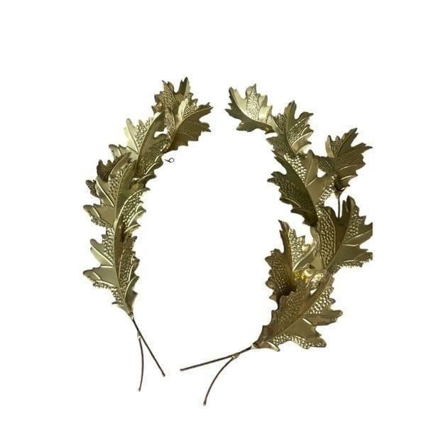 Vintage Home Interiors metal leaves decor