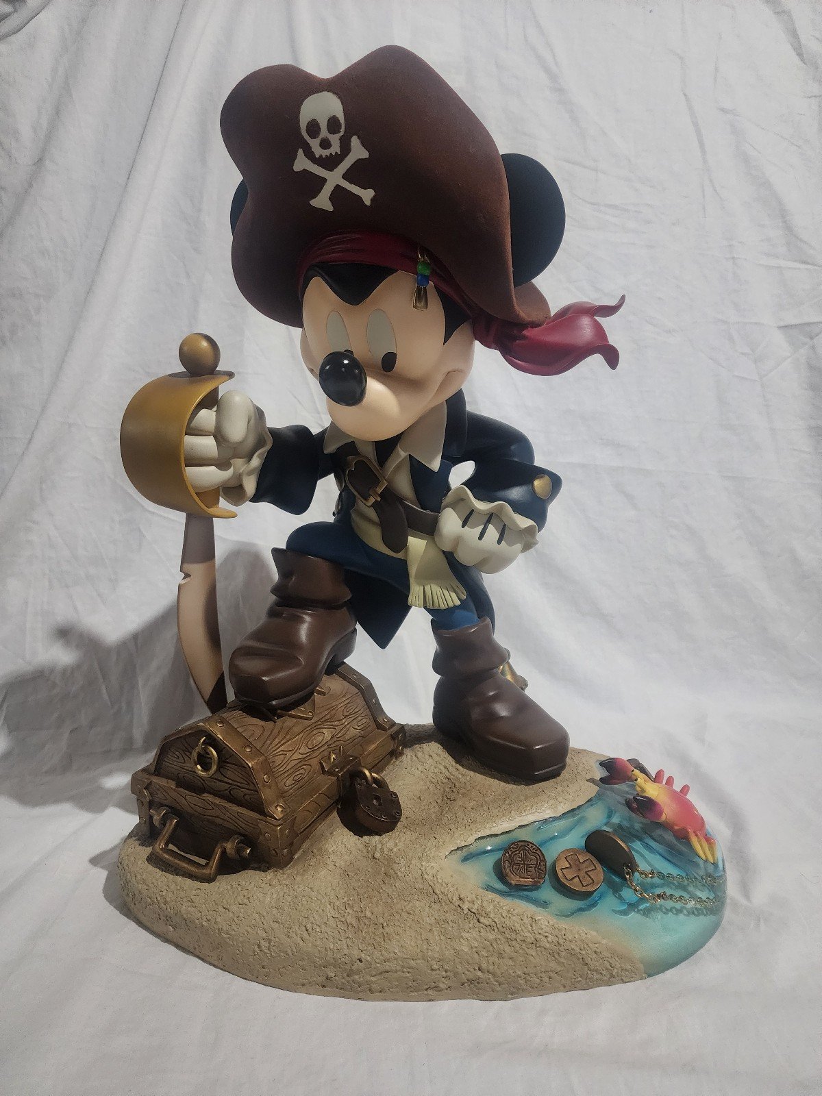 Pirates of The Carribean Mickey Mouse Big Figurine by Costa Alavezos