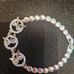 Sterling silver owl bracelet new