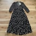 Seraphine Button-Down Maternity & Nursing Floral Polka Dot Dress 2
