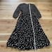 Seraphine Button-Down Maternity & Nursing Floral Polka Dot Dress 2