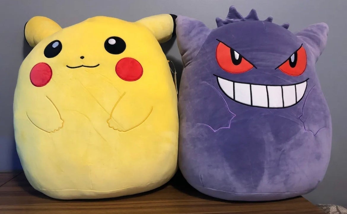 Squishmallow Pikachu & Gengar 20” NWT