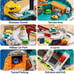 Dinosaur Race Track Playset for Boys Kids 3-5, Dinosaur Climbing Hills Car