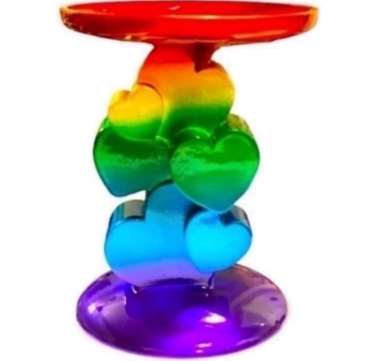 Bath and Body Works Heart Candle Holder