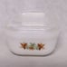 Fire King Maple Leaves Refrigerator Dish With Lid 4 Square